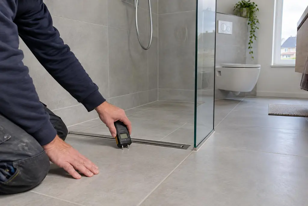 Lekdetectie Waddinxveen – badkamer in een nieuwbouwwoning